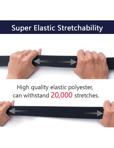 Cinturón elástico LionVII Heavy Duty 1.5" para hombres