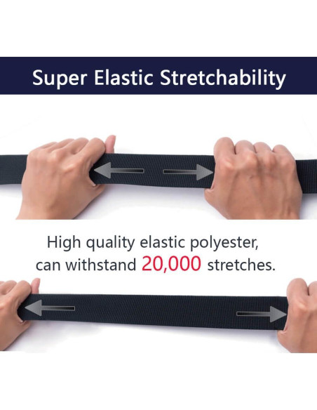 Cinturón elástico LionVII Heavy Duty 1.5" para hombres