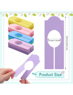 Divisores de Closet Sintuff 64 Pcs Multicolor Rectangulares 2