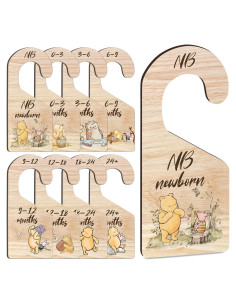 8 Divisores de Armario para Bebés Hatzelou - Madera Winnie