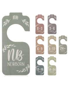 Divisores de Armario de Madera Lusofie - 8 PCS para Bebés