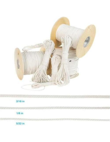 Cuerda Trenzada de Algodón Paracord Planet 1/8" 3.05m Resistente