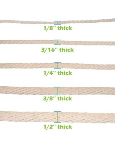 Cuerda Trenzada de Algodón Paracord Planet 1/8" 3.05m Resistente