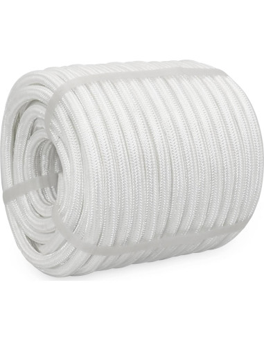 Cuerda de poliéster trenzada BONSINY 30.48m 0.965cm blanca