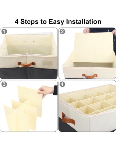 Organizador de Zapatos OAMCEG Plegable para Closet 16 Pares