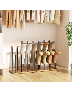 Organizador de zapatos Pickpiff para 8 pares con base de madera 2