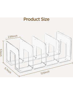 Estante de Zapatos Acrílico HBlife 4 Secciones 32x14.5x13 cm 2