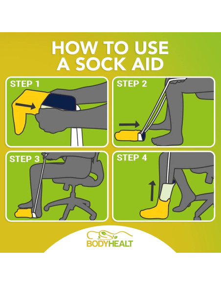 Asistente para Poner Calcetines BodyHealt - 73.66 cm