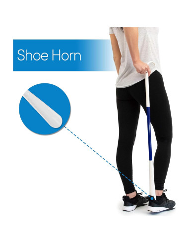 Bastón de Vestir Extra Largo RMS 90 cm y Cucharón de Zapatos