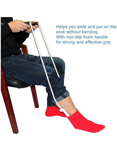 Ayuda para Poner Calcetines BHDK con Mango Antideslizante