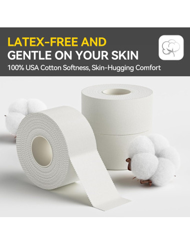 Cinta Atlética Dimora Blanca 4 Rollos 3.81 cm x 13.72 m