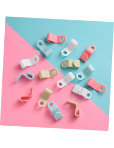 Ganchos Conectores para Perchas Cabilock 120 Pcs Antideslizantes 2