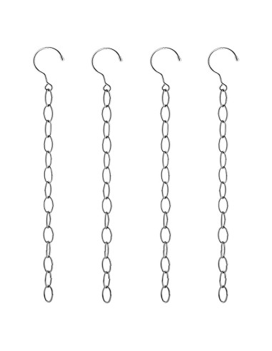 Cadenas de Percha Ahorra Espacio Yuyeran 50cm Acero Inoxidable