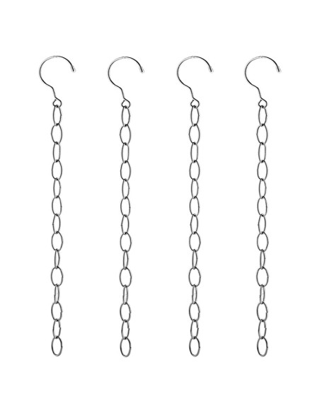 Cadenas de Percha Ahorra Espacio Yuyeran 50cm Acero Inoxidable