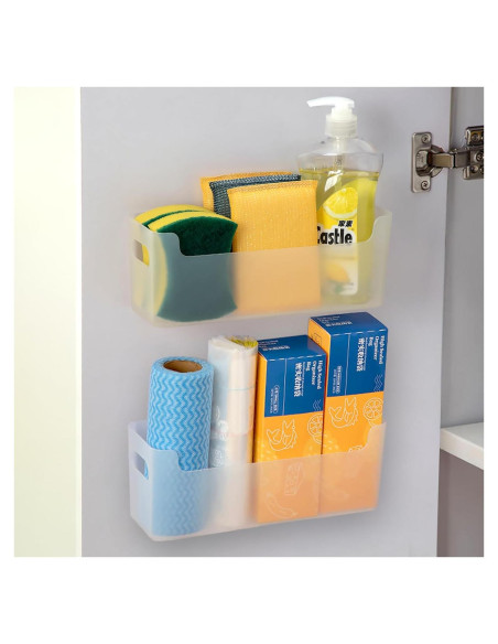 Organizador de Puerta de Gabinete IGUOCY 2 Pcs Transparente