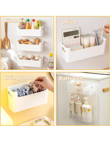 Organizador de Puerta de Gabinete IGUOCY 2 Pcs Transparente