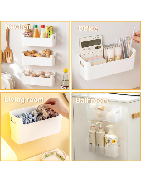 Organizador de Puerta de Gabinete IGUOCY 2 Pcs Transparente