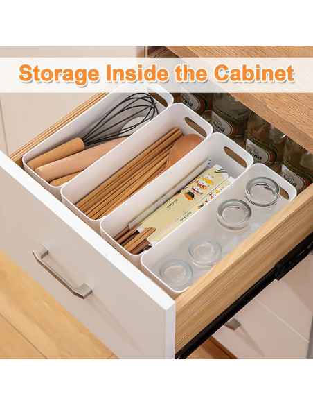 Organizador de Puerta de Gabinete IGUOCY 2 Pcs Transparente