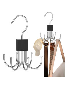 Perchero Organizador Rotativo Hekmaden 14x16cm Ahorra Espacio