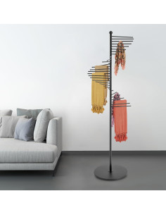 Soporte para exhibición de bufandas TTeralmon 1.7m Negro 2