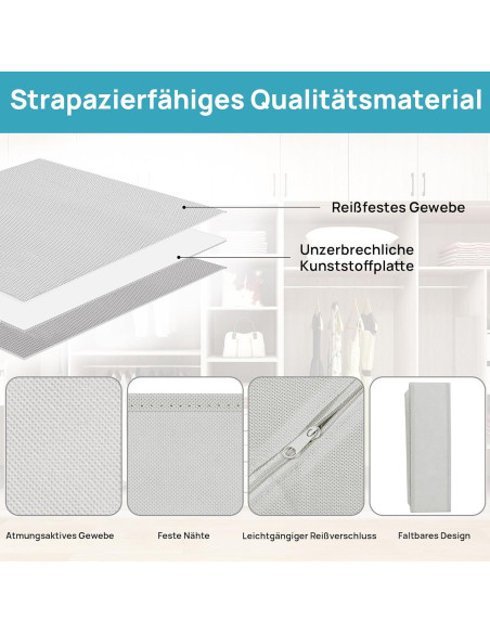 Organizadores de Cajones Vtopmart 3 Pack 64 Celdas Tela Plegable Organizadores de Cajones Vtopmart 3 Pack 64 Celdas Tela Plegable