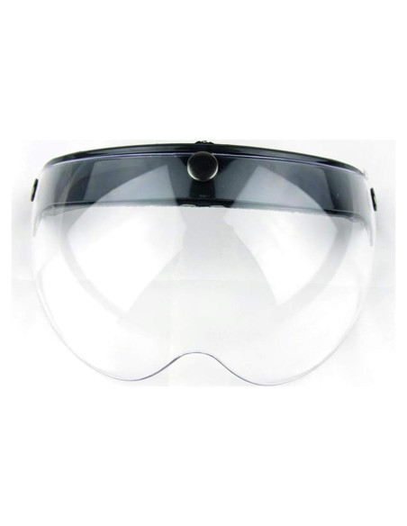 Casco Abierto WANCAR Estilo Piloto Retro con Visera Universal