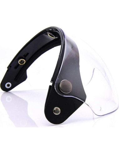 Casco Abierto WANCAR Estilo Piloto Retro con Visera Universal