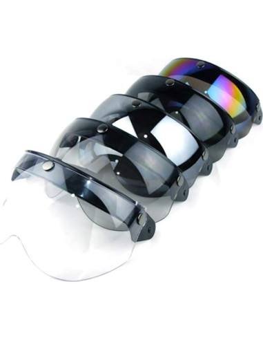 Casco Abierto WANCAR Estilo Piloto Retro con Visera Universal