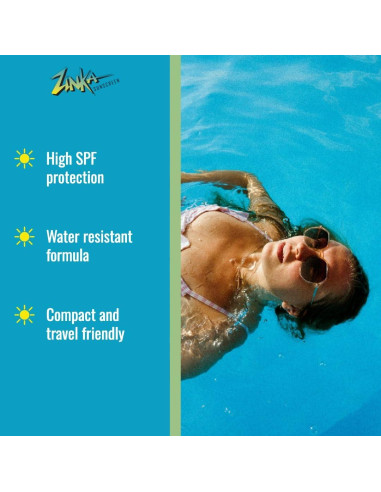 Bastón Protector Solar Zinka SPF 50 Óxido de Zinc 13.88 g