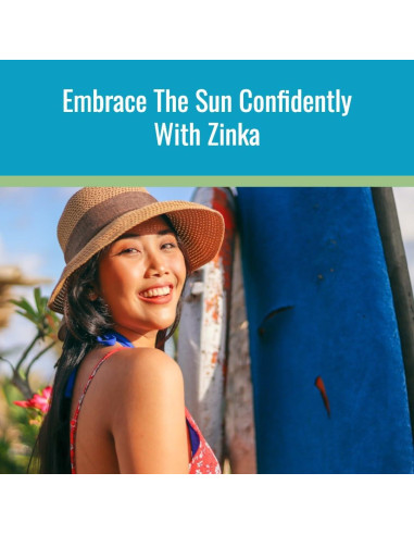 Bastón Protector Solar Zinka SPF 50 Óxido de Zinc 13.88 g