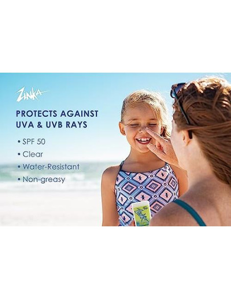 Bastón Protector Solar Zinka SPF 50 Óxido de Zinc 13.88 g
