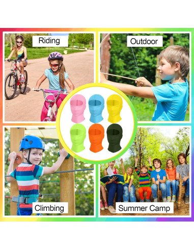 6 Balaclavas Niños Protección Solar UPF50+ Transpirables