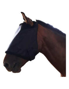 Máscara para Moscas de Caballo KZWT UV Grande Negra