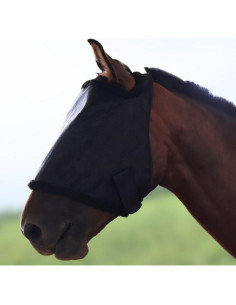 Máscara para Moscas de Caballo KZWT UV Grande Negra 2