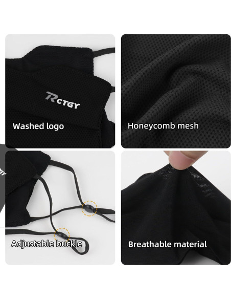 Mascarilla Deportiva UV KZ009 Transpirable Ajustable Unisex