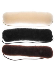 Hacedor de Moño Donut Ipetboom 3 Piezas para Cabello Largo