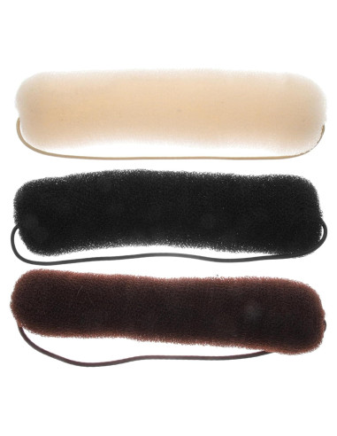 Hacedor de Moño Donut Ipetboom 3 Piezas para Cabello Largo