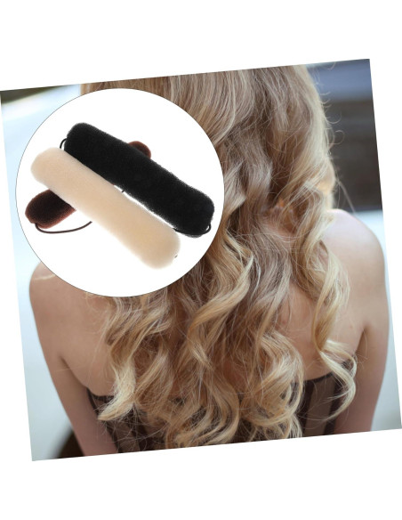Hacedor de Moño Donut Ipetboom 3 Piezas para Cabello Largo