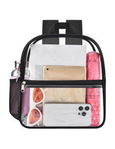 Mochila Transparente USPECLARE 30x28x15 cm Aprobada para Eventos