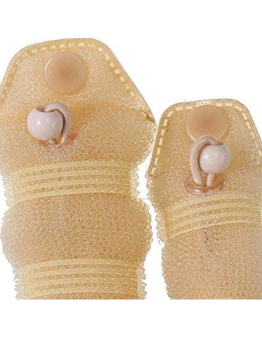 2 Piezas Donut Mágico para Cabello SYBL - Nylon Beige