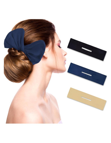 3 Piezas Creador de Moños Deft para Cabello - Accesorios Elegantes