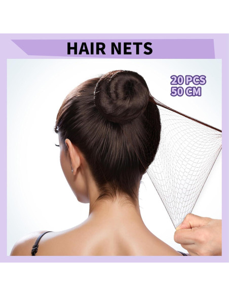 Kit de Accesorios para Cabello de Danza YGDZ - Moños Perfectos