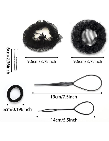 Juego de Moños de Pelo LTHYHJ 31 Piezas Accesorios Estilo