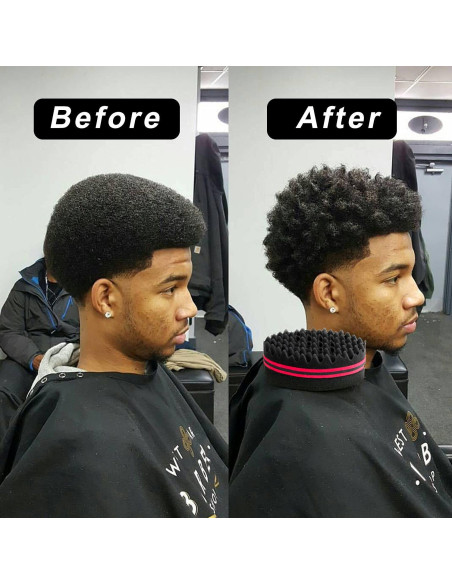 Juego de Peinado Supaze 3 Piezas - Esponjas y Pico Afro