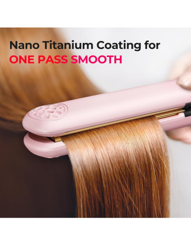 Plancha de Pelo TYMO SWAY 2 en 1 Titanio 32 Temperaturas