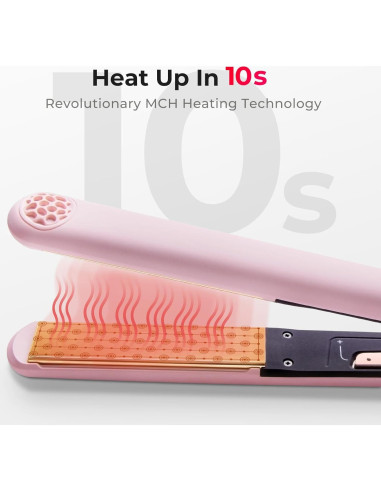 Plancha de Pelo TYMO SWAY 2 en 1 Titanio 32 Temperaturas