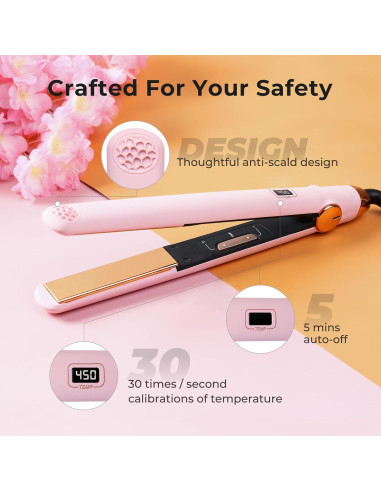 Plancha de Pelo TYMO SWAY 2 en 1 Titanio 32 Temperaturas