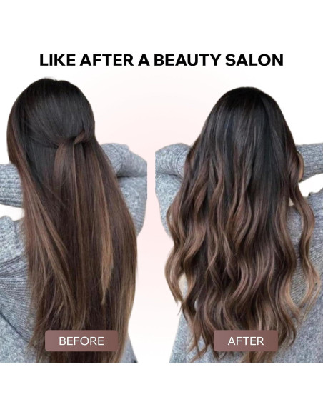 Kit de Rulos Sin Calor Terciopelo Jumbo 4 pcs con Bufanda