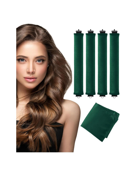 Rizador de Cabello Sin Calor Seritant - 4 Varillas Terciopelo