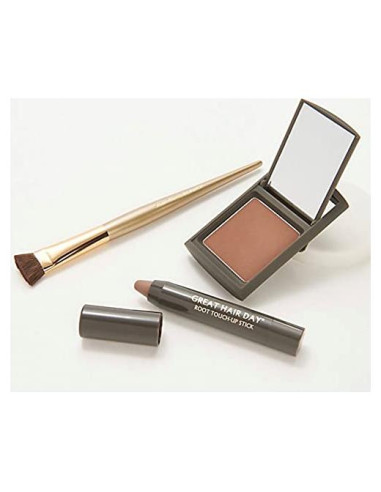 Kit de Retoque de Raíz Joan Rivers - Polvo y Barra Color Rojo